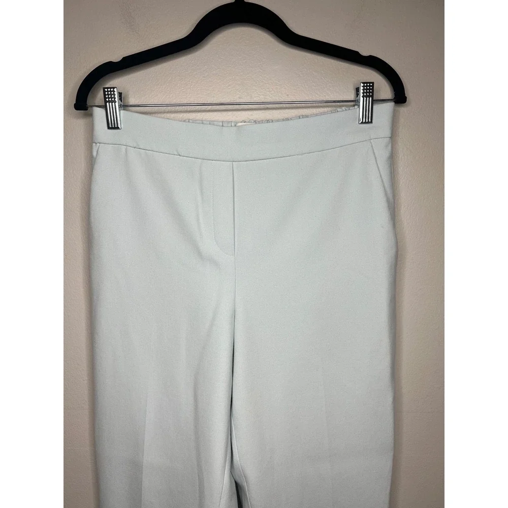 Aritzia Babaton Conan Cropped‎ Pull-On Pants Light Blue Trousers 8 Career Office